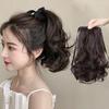 Synthetic Ponytail Hairpiece Women Short Curly Ponytail Clip In PonyTail Hair Extensions Wrap Around On Girl Hair Extension