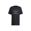 Adidas Adicolor Outline Trefoil Tee Black Men Streetwear IU2347