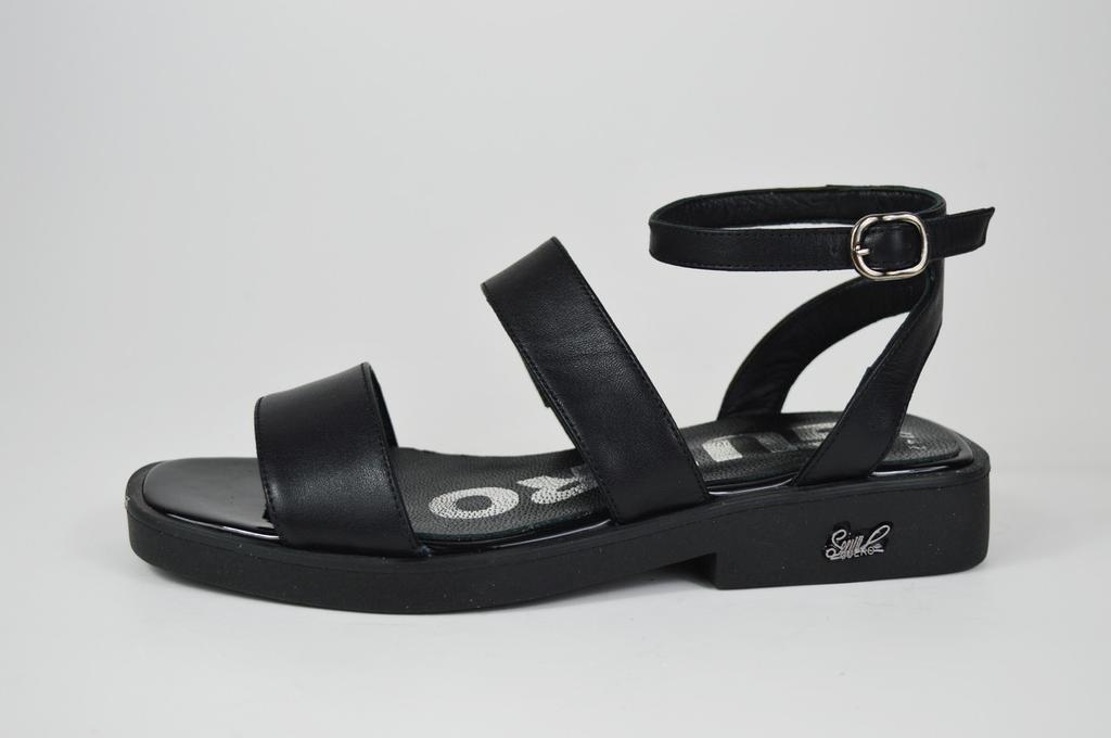 Sandals Guero 2142 37 Black Leather