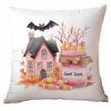New Pink Halloween Pillowcase Festive Home Cushion Pillowcase Decoration
