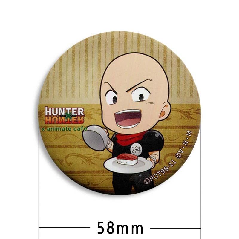 58mm Anime Hunter X Hunter Brooches Cartoon Cosplay Badges for Backpack Clothes Fashion Jewelry Accessories Manga Icon Pin Decor