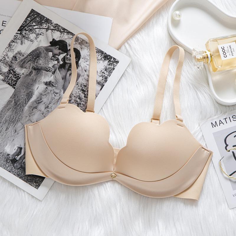 Новое сексуальное нижнее белье без маркировки, толстая секция без бюстгальтера со стальным кольцом