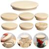 Wooden Compatible Kitchen Organization Mason Jar Lid Wide Mouth Cover Canning Storage Wood Lids