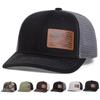 Unisex American Flag Antlers Leather Label Baseball Net Caps Spring Summer Outdoor Adjustable Casual Hats Dad Hat Sunscreen Hat