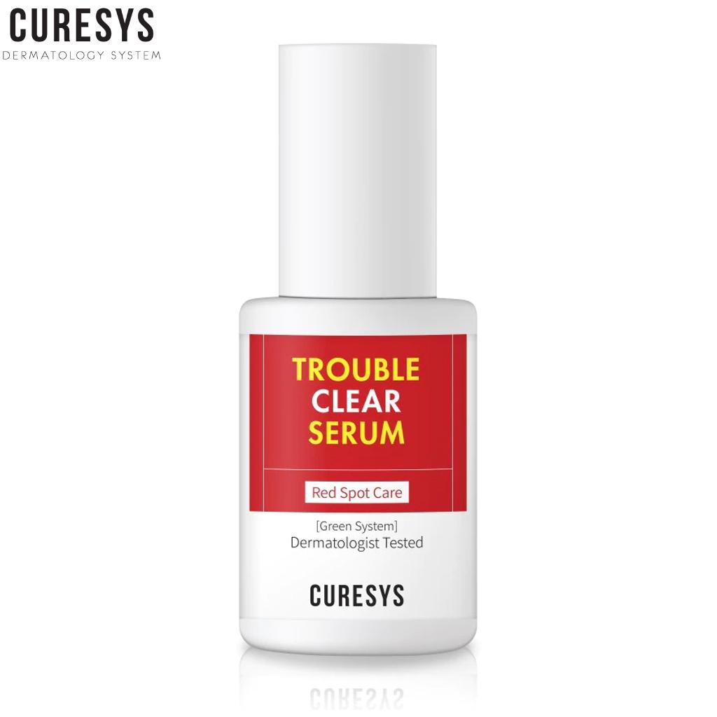 Curesys Trouble Clear Serum, Red Spot Care, Green System, Dermatologist Tested, 30 Ml.
