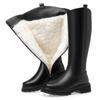 Winter Boots Female Genuine Leather Wool Warm Women High Boots Platform Large Size Women Snow Boots
