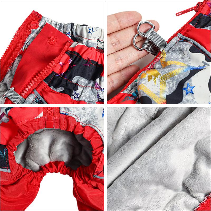 Thicken Fleece Male Female Pet Overalls for Small Dogs Winter Puppy Medium Dog Jumpsuit Chihuahua Yorkies Rompers Mascotas Suit