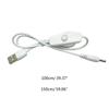 USB To DC3.5x1.35mm Switch Cable 5V Power Charging Cable Cord for USB Powered 5V Night Light LED Stripes Desk Lamp