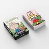 92Pcs/Set  Anime Cute Labubu Mini Lomo Card Double Sided Cartoon Photo Card Collection Gift Toy Photocard Bookmarks Gifts