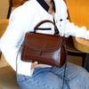 New Retro Fashionable Handbag for Women's High-quality Texture Oil Wax Cowhide Crossbody Bag