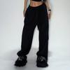 GMXIA Hip Hop Retro Casual Pants Women Sports Sweatpants Loose Wide Leg Long Pants