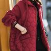 Light Down Cotton Suit Winter Mother Pack Padded Jacket Hooded Loose Cotton Clothes