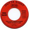 7inch Record DANA VALERY / DANA VALERY - You Don't Know Where Your Interest  OSV105 Outta Sight Nor 1967 UK Soul/Funk