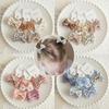 10Pcs Kids Girls Hair Ties Bowknot Sweet Bows Flower Headdress Fashion Hair Rope