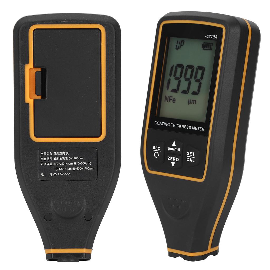 High Accuracy Digital Paint Coating Thickness Gauge Meter Measuring Tool for Car Laboratory Use