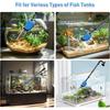 Lives Electric Aquarium Vacuum Gravel Cleaner, 32W 6 In 1 Multifunction Automatic Fish Tank Gravel Cleaner Vacuum