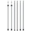 Telescopic Tarp Poles - VIDAXL - Aluminium - Adjustable 102-260 Cm - Diameter 30/25/21 Mm