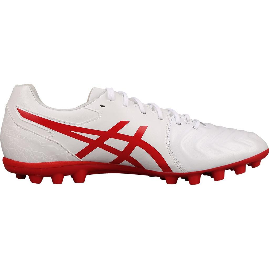 Asics Ds Light Series Round Toe Lace-Up Ag (Rubber Short Studs) Soccer Shoes Men Soccer Shoes White Red 1103A032-102
