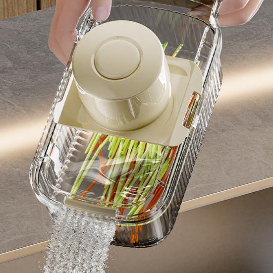 Fruit And Vegetable Chopper Stainless Steel Food Cutter Slicer Multifunctional Veggie Chopper