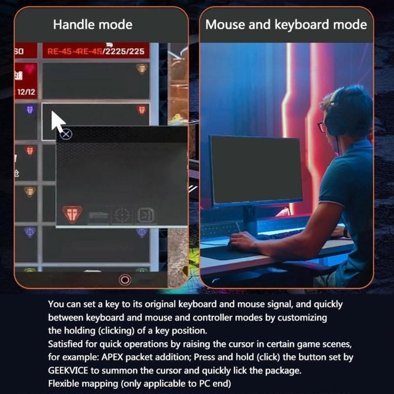 Keyboards and Mice Adapters Lightweight Keypad Mice Converter for Game Consoles Enhances Control and Enjoyment