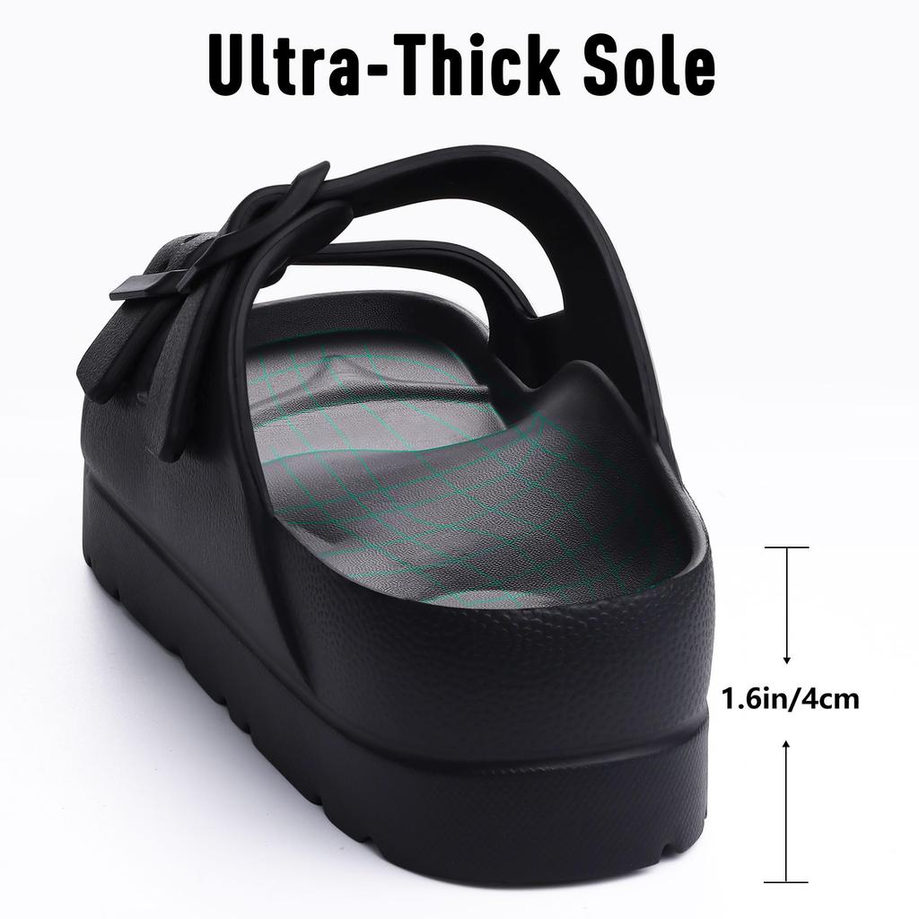 Fashion Shevalues 2025 New Platform Sandals For Women Outdoor Anti-slip EAV Beach Slippers Light Summer House Slides With Arch Support