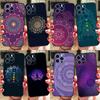Mandala Chakra Yoga Phone Case For iPhone Samsung Galaxy Redmi Xiaomi Oppo OnePlus Note S A 7 8 9 10 11 12 13 14 20 21 22 23 53 54 Pro Max Plus Ultra