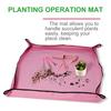 Plant Repotting Mats Foldable Wear-resistant Oxford Cloth Plant Transplanting Mat for Home