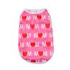 Mesh  Pet Dog Clothes Cute Letter Print Puppy Vest For Small Dogs Cats Costume Soft French Bulldog Pullover Festival Dress Up Apparel