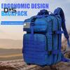 Outdoor Travel Backpack Waterproof Oxford Cloth 45L Large Capacity Multi-Pocket Design Quilted Shoulder Straps for Camping Hiking Trekking Hunting