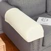 A Pair of Sofa Armrest Cover Household Silver Fox Velvet Removable And Washable Sofa Elastic
