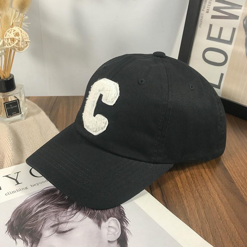 Soft Brim Trendy Baseball Cap For Women And Men Ins Letter Design Sun Hat
