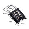 8 Position Push Button Combination Padlock,5 Position Locking Mechanism,Gym Locker Toolbox Combination Padlock