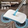 Multifunctional Hand Push Broom,Non-Electric Sweep Vacuum and Mop,Auto Spiral Deep Clean System,Perfect for All Types of Floors