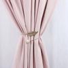 Modern Minimalist Metal Pearl Leaf Curtain Strap Curtain Decorative Window Screen Buckle
