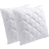 Heart of Sleep X2 - Set of 2 Pillows 60x60cm with High Density Memory Foam + 2 Machine Washable Breathable Covers