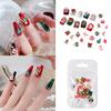 1Bag Resin Nail Art Christmas Decorations with Luminescent Effect Perfect for DIY Manicure