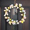 Spotted Surface Easter with Lanyard Egg Wreath Front Door Garland Door Wall Ornament Happy