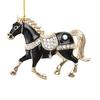 Horse Christmas Ornaments Sparkly Rhinestone Horse Hanging Decoration Acrylic Christmas Tree Ornament for Winter Xmas Party Supplies Holiday Home