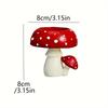Craft Ornament Mushroom Candle Holder Home Decoration Mushroom Candlestick
