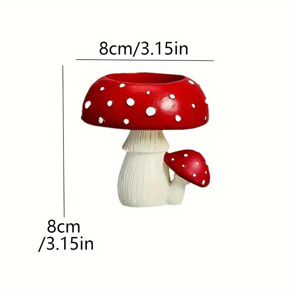 Craft Ornament Mushroom Candle Holder Home Decoration Mushroom Candlestick