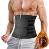 Men Waist Trainer Cincher Corset Back Support Sweat Sauna Trimmer Belt Tummy Control Body Shaper Workout Compression Belly Band Slimming Shapewear