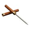Stainless Steel with Ice Pick Safety Cover Wooden Handle Breaking Ice Tool