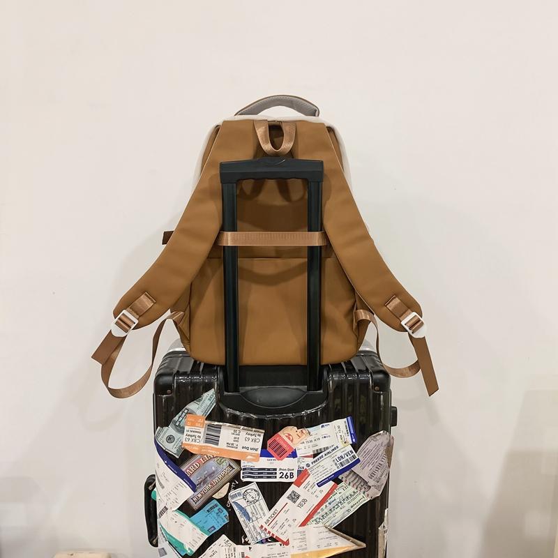 Contrast Color Student Schoolbag Women Large Capacity Backpack Men Computer Backpack