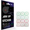 EVOgames Aim Up Made In Set of 4 12 FPS Target Always Aim Aiming No FPS For PS5 PS4 Switch Xbox PC Games Stickers, Japan, Types, Pieces, Stickers,