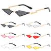 UV400 Lozenge Sunglasses Rimless Halloween Eyeglasses Rave Party/Beach/Travel/Streetwear