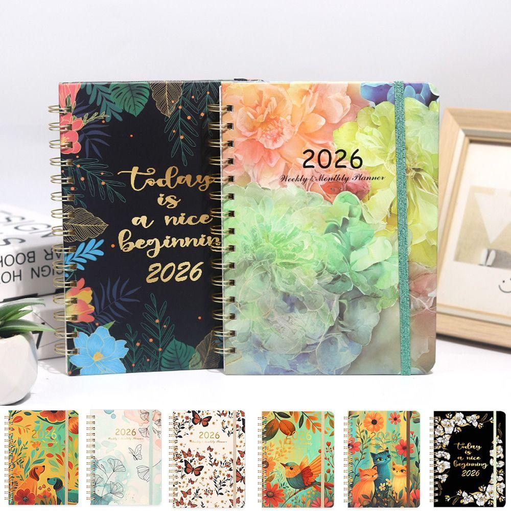 Jan.2026 - Dec.2026 Calendar 2026 Weekly and Monthly Academic Planner High Quality 2026 Planner