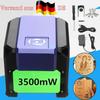 Mini USB Desktop Laser Engraving Machine 3500mW Printer Cutter DIY Logo Marking CNC Engraving Carving 80x80mm for Windows
