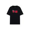 Li Ning Sport Fashion Series Text Print Round Neck Short Sleeve T-Shirt Men Tops Black AHSRB91-5