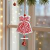 Decorative Xmas Tree Star Ornaments Heart Shape Star Car Ornament Christmas Bells Pendants Party