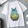 Plus Size Tops Women 'S T -Shirt Fashion Funny Totoro Print T Shirt Summer Harajuku Streetwear O -Neck Short Sleeve Tshirt Clothing